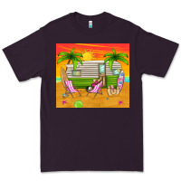 Plum summer caravan Premium Tee - TumblerDesignByShophia