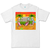 White summer caravan Premium Tee - TumblerDesignByShophia