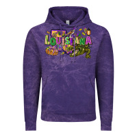 Cloud Purple louisiana mardi gras Vintage Hoodie - FaDigitalArtStudio
