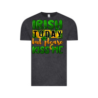 Vintage Black Irish today but please kiss me Vintage Tee - CowGirlArtShop