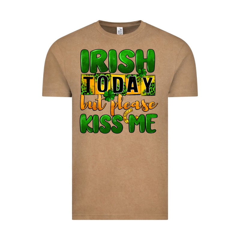 Irish Today But Please Kiss Me Vintage Tee by CowGirlArtShop | Teevron