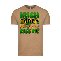 Vintage Coffee Irish today but please kiss me Vintage Tee - CowGirlArtShop