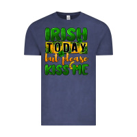 Vintage Denim Irish today but please kiss me Vintage Tee - CowGirlArtShop