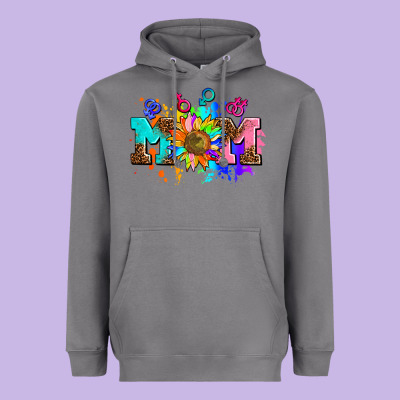 Pride Lesbian Gay Mom Sunflower Heavyweight Hoodie Designed By Adodesignshop