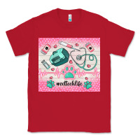 Red #vettechlife Classic Tee - TumblerDesignByShophia