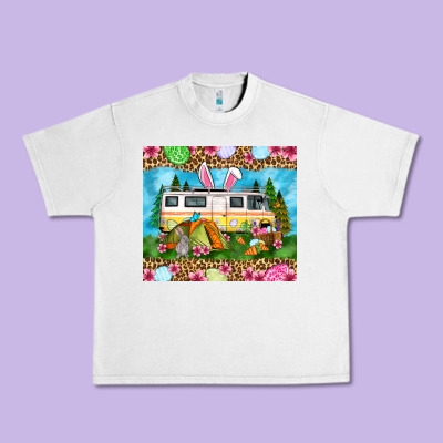 Easter Day Camping Urban Heavy Tee Designed By Oliviacreatesart