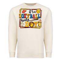 Sandshell its a softball kinda day Premium Sweatshirt - AdoDesignShop