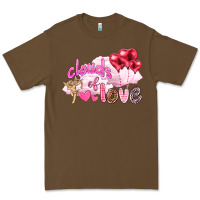 Cacao Clouds of love with balloons Valentine's Day Premium Tee - HowdyJamesFarm