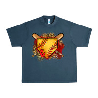 Midnight Navy softball home plate Urban Heavy Tee - Jasminsmagicworld