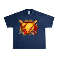 Navy softball home plate Urban Heavy Tee - Jasminsmagicworld