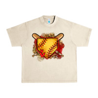 Sandshell softball home plate Urban Heavy Tee - Jasminsmagicworld