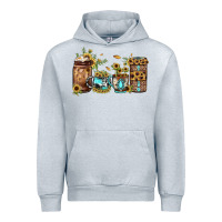 Heather Grey sunflower gemstone coffee Urban Hoodie - JahusDesignShop