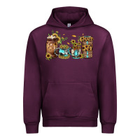 Mauve Wine sunflower gemstone coffee Urban Hoodie - JahusDesignShop