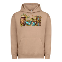 Pigment Burro sunflower gemstone coffee Urban Hoodie - JahusDesignShop