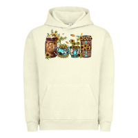 Pigment Pistachio sunflower gemstone coffee Urban Hoodie - JahusDesignShop