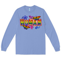 Colony Blue Human pride Long Sleeve Tee - FaDigitalArtStudio