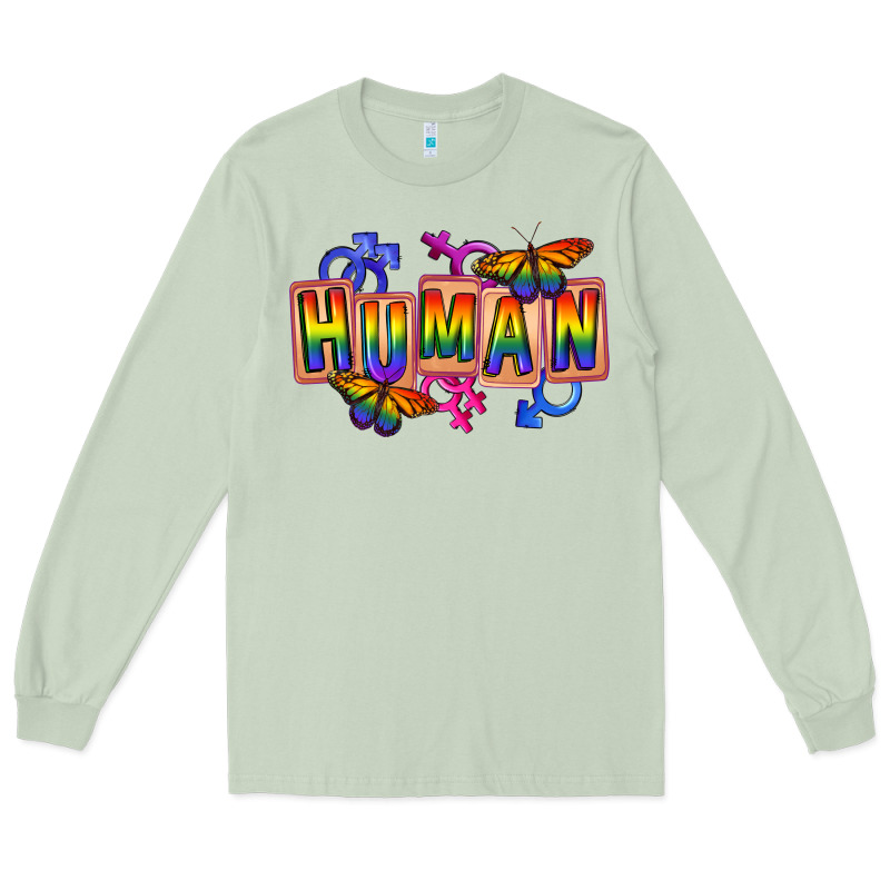 Human Pride Long Sleeve Tee by FaDigitalArtStudio | Teevron