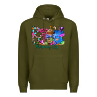 Army Green easter pharmacy Premium Hoodie - CowhideDigitalArt