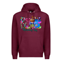 Burgundy easter pharmacy Premium Hoodie - CowhideDigitalArt