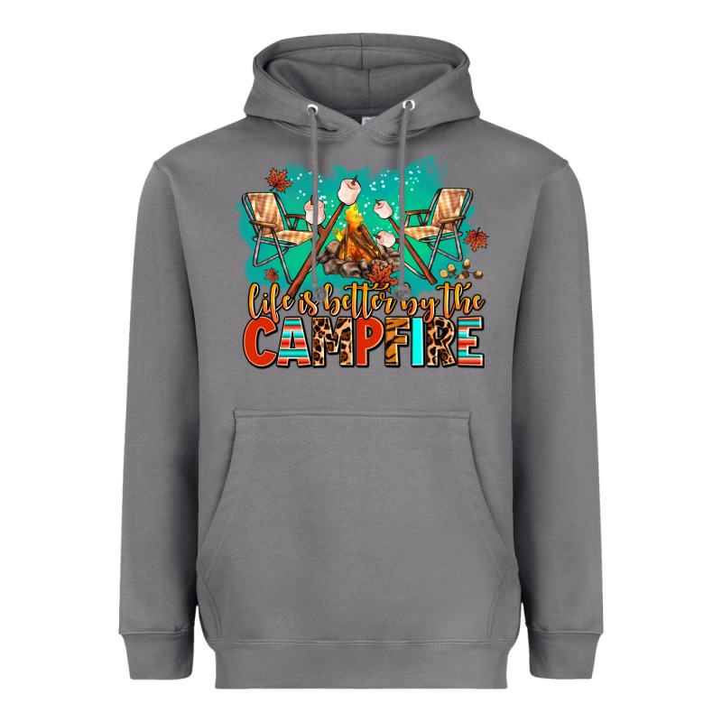 Life Is Better By The Campfire Heavyweight Hoodie by AdoDesignShop | Teevron
