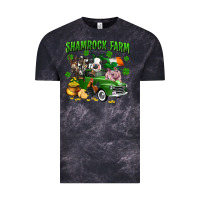 Cloud Black Shamrock farm Vintage Tee - CowGirlArtShop
