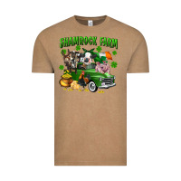 Vintage Coffee Shamrock farm Vintage Tee - CowGirlArtShop