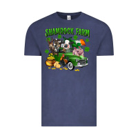 Vintage Denim Shamrock farm Vintage Tee - CowGirlArtShop