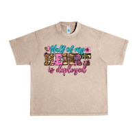 French Oak half of my haert is deployed olivia Urban Heavy Tee - OliviaCreatesArt