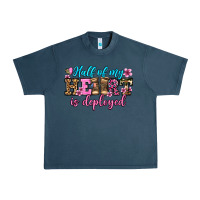 Midnight Navy half of my haert is deployed olivia Urban Heavy Tee - OliviaCreatesArt
