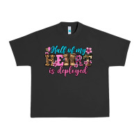 Pigment Black half of my haert is deployed olivia Urban Heavy Tee - OliviaCreatesArt