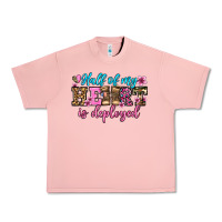 Salmon half of my haert is deployed olivia Urban Heavy Tee - OliviaCreatesArt