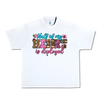 White half of my haert is deployed olivia Urban Heavy Tee - OliviaCreatesArt