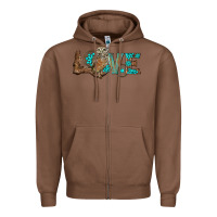 Chestnut owl love Zipper Hoodie - BarkalooDesign
