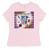 Bubblegum Pink American mini Ladies Tee - TumblerDesignByShophia