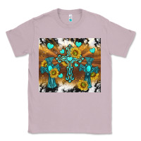 Lilac western crosses and sunflowers Classic Tee - TumblerDesignByShophia