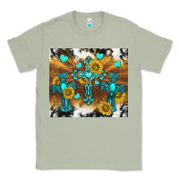 Matcha western crosses and sunflowers Classic Tee - TumblerDesignByShophia