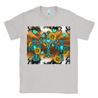 Moon Dust western crosses and sunflowers Classic Tee - TumblerDesignByShophia