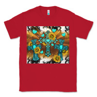 Red western crosses and sunflowers Classic Tee - TumblerDesignByShophia