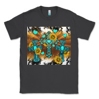 Smoke western crosses and sunflowers Classic Tee - TumblerDesignByShophia