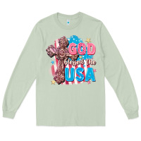 Matcha God Blessed the USA Long Sleeve Tee - FaDigitalArtStudio