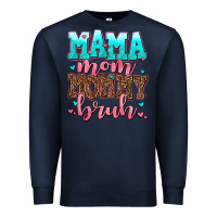 Navy mama mom mommy bruh Premium Sweatshirt - AdoDesignShop