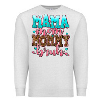 Oatmeal Heather mama mom mommy bruh Premium Sweatshirt - AdoDesignShop