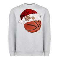 Heather Grey Christmas sports Heavyweight Sweatshirt - BarkalooDesign