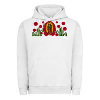 Pigment Lunar Rock lady of Guadalupe cactus rose Urban Hoodie - JahusDesignShop