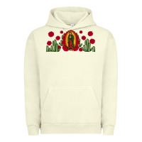 Pigment Pistachio lady of Guadalupe cactus rose Urban Hoodie - JahusDesignShop