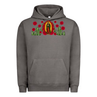 Pigment Tornado lady of Guadalupe cactus rose Urban Hoodie - JahusDesignShop
