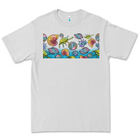 Dove Grey sea shells Premium Tee - TumblerDesignByShophia