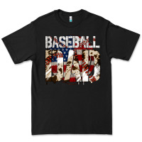 Black baseball dad Premium Tee - Jasminsmagicworld
