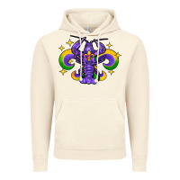 Vintage Artic mardi gras crawfish Vintage Hoodie - FaDigitalArtStudio