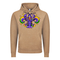 Vintage Coffee mardi gras crawfish Vintage Hoodie - FaDigitalArtStudio